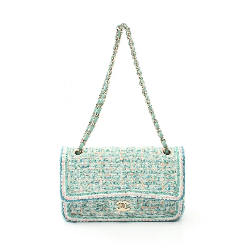 Hurry Before It's Gone Chanel Matelasse W Flap Shoulder Bag Fabric Leather