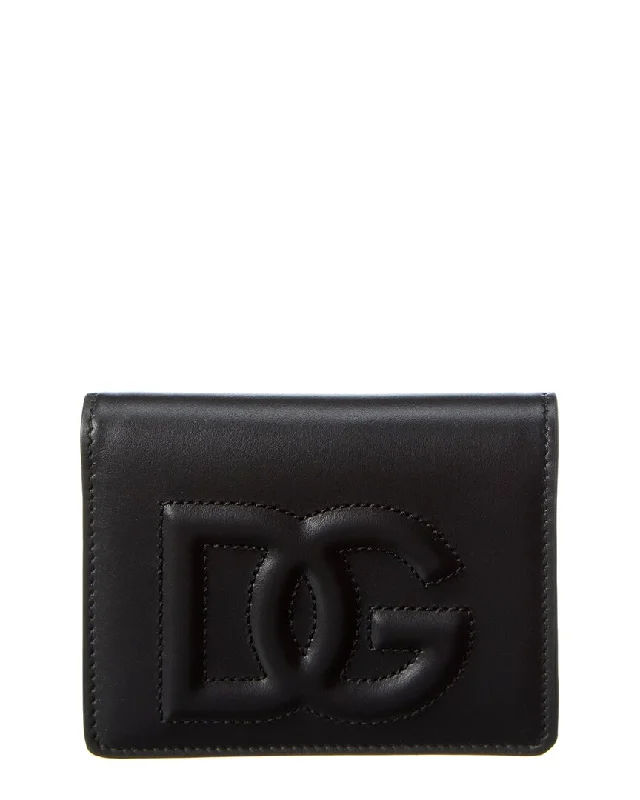 Dolce & Gabbana Dg Logo Leather Card Case