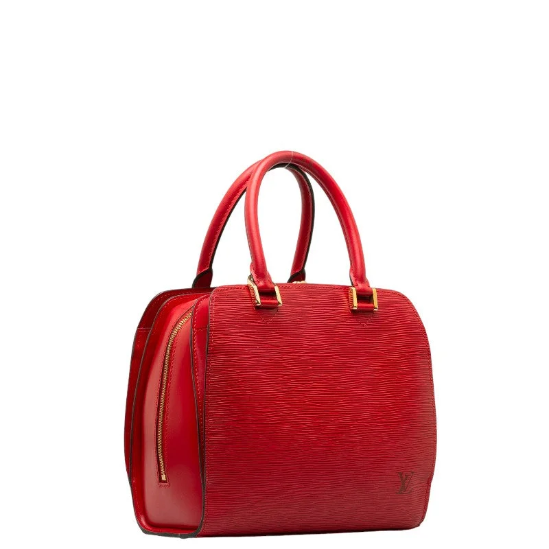 Louis Vuitton Epi Punch Handbag M52057 Castilian Red Leather  Louis Vuitton