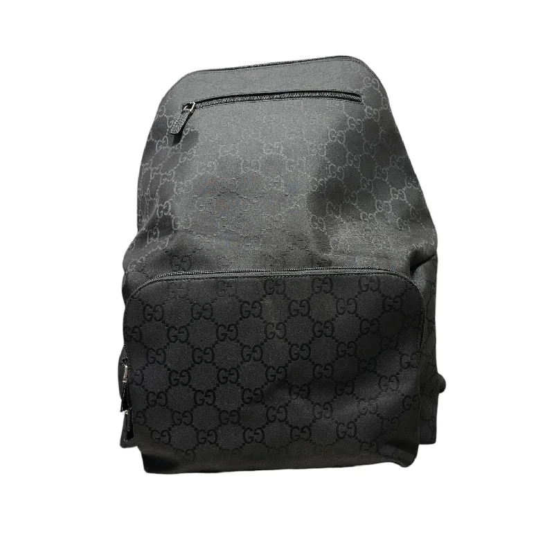 GUCCI/Backpack/Monogram/BLK/nylon gucci crystal backpack