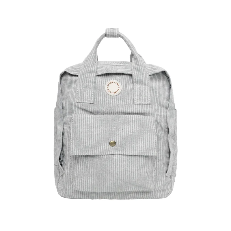 Mini Backpack - Blue Micro Stripe