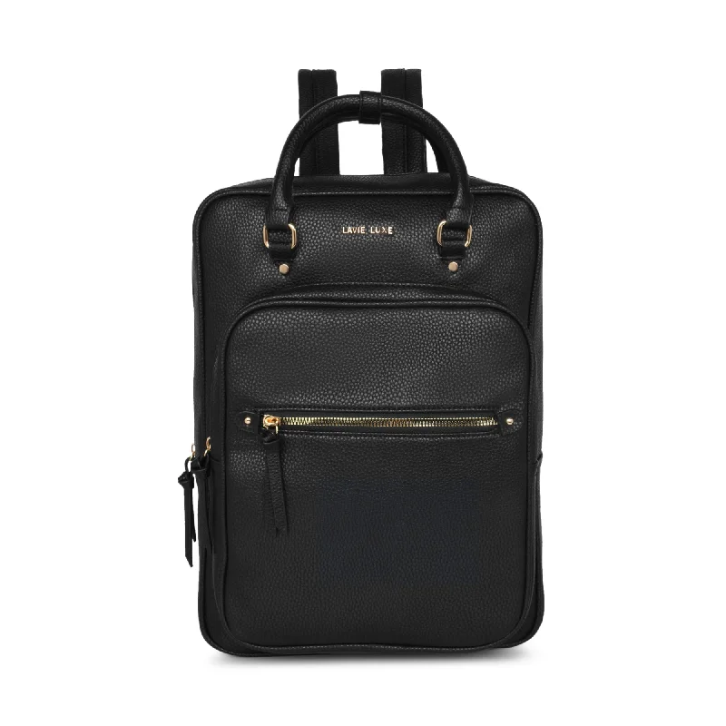 Lavie Luxe Black Medium Women's Harris Laptop Backpack