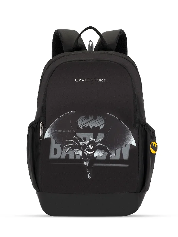 Lavie Sport Batman Cape 33L Casual Laptop Backpack For Men/Women & Boys/Girls Black