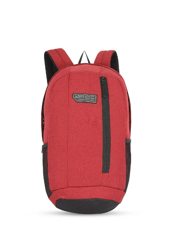 Lavie Sport 22L Ledge Casual Backpack for Girls and Boys|Men & Women Red