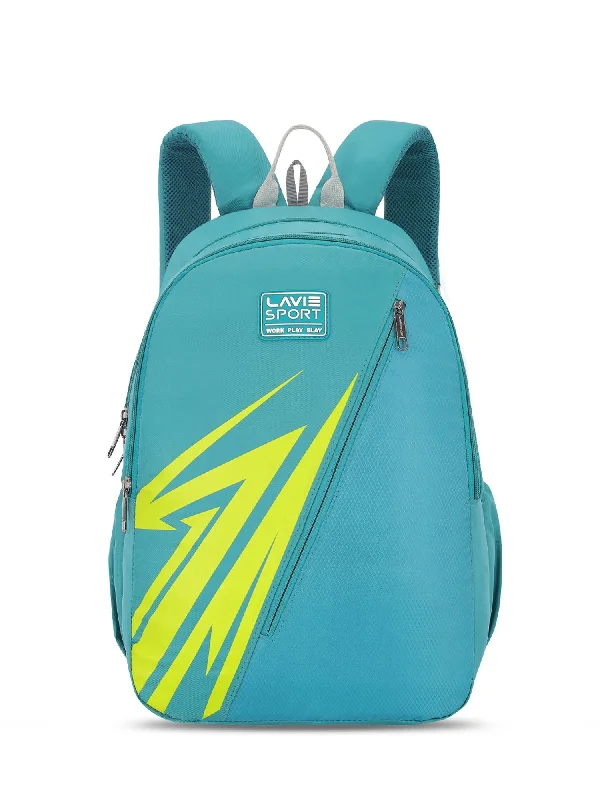 Lavie Sport Lance 37L College Bag For Boys & Girls|Backpack For Men & Women Teal