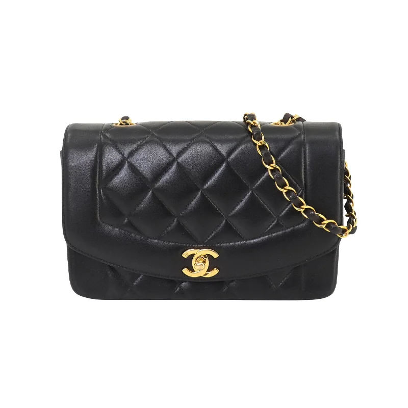 Chanel Diana  Leather Shoulder Bag (Pre-Owned)