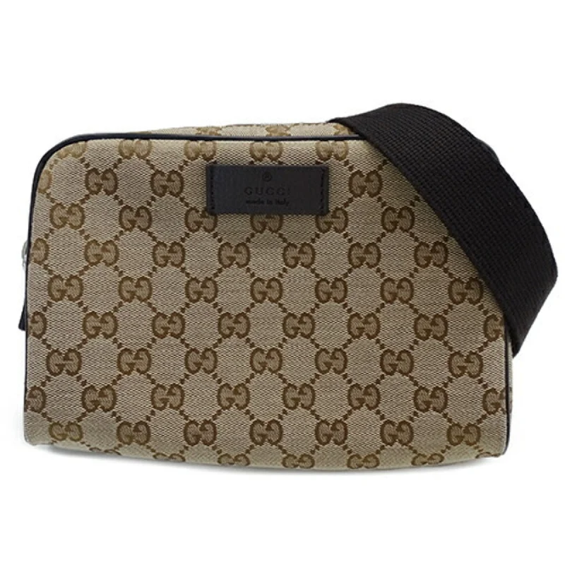 Gucci Gg Canvas  Canvas Shoulder Bag (Pre-Owned)