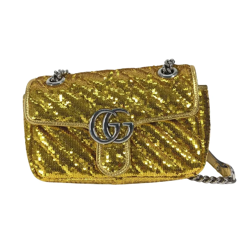 Gucci Gg Marmont  Synthetic Shoulder Bag (Pre-Owned)