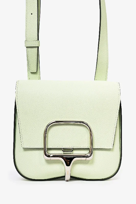 Hermès 2023 Mint Vert Fizz Della Cavalleria Crossbody Bag