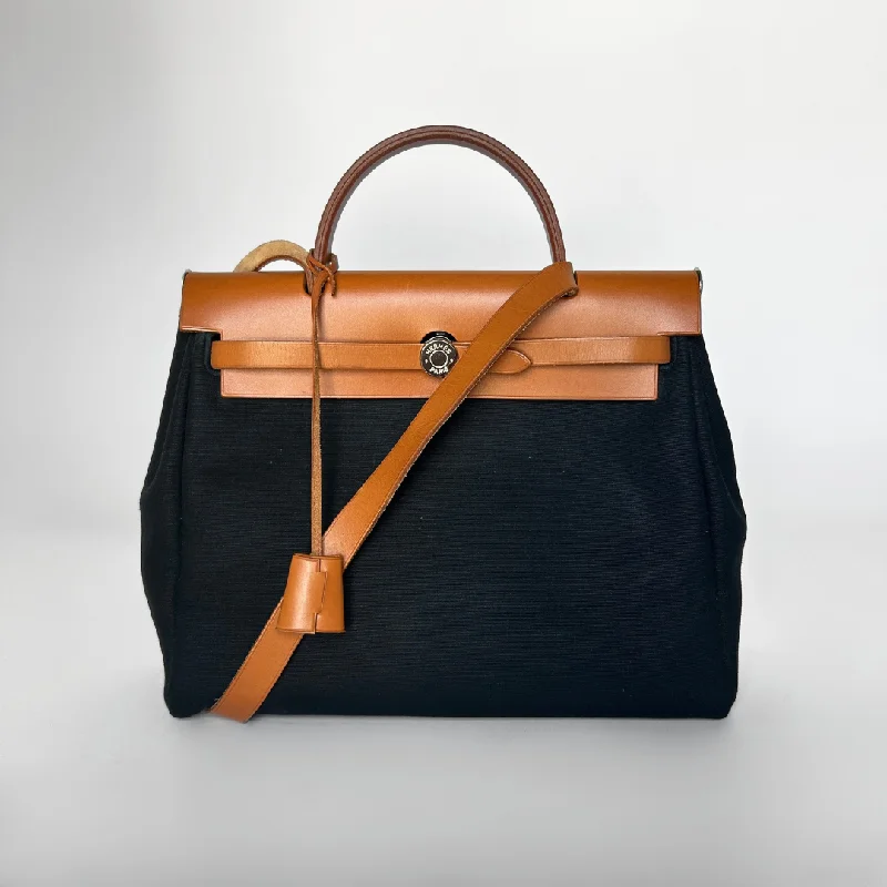 Hermès Herbag Canvas & Leather