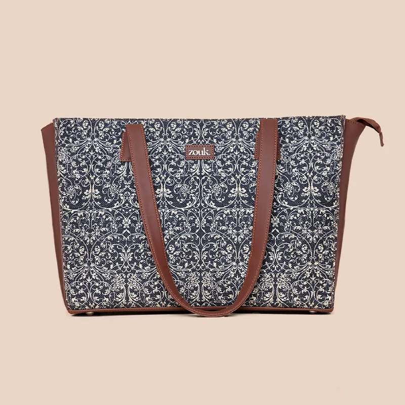 Lattice Lace Office Tote Bag