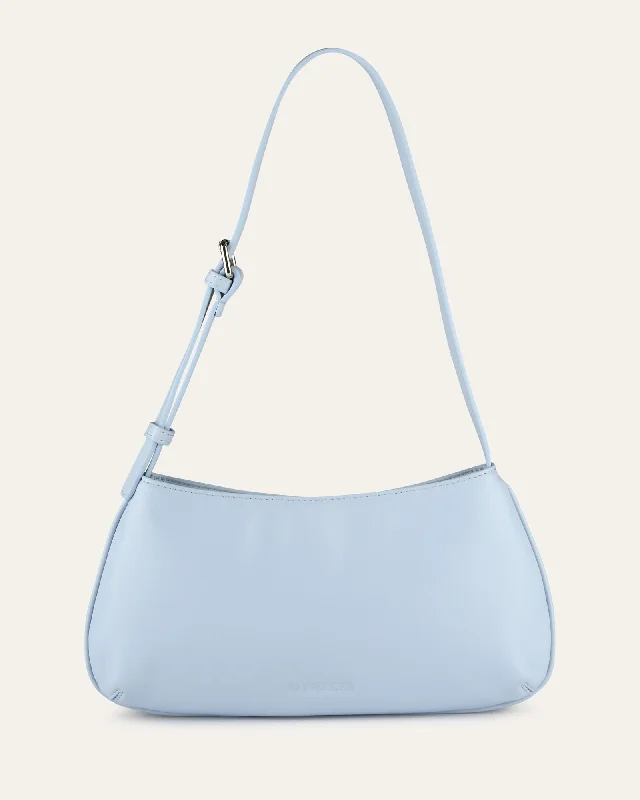 MEGAN SHOULDER BAG SKY BLUE LEATHER