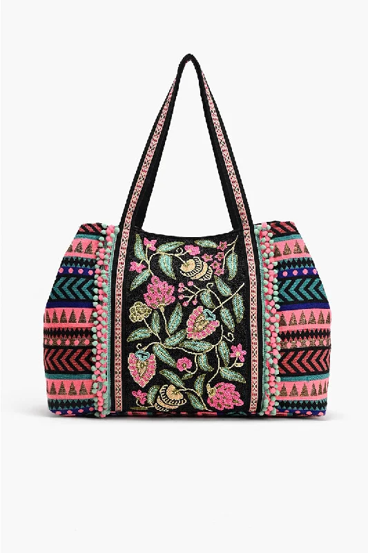 Night Flowers Tote