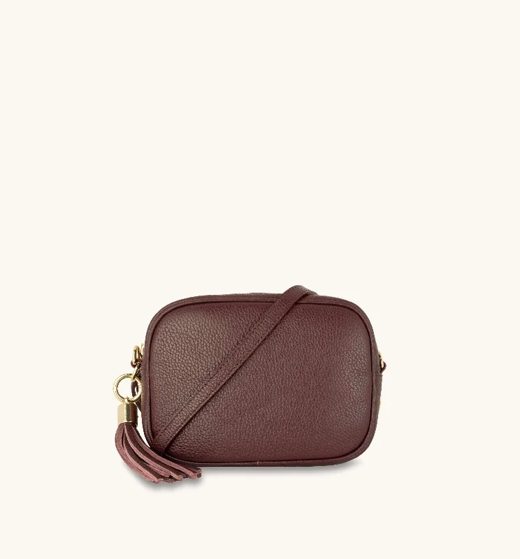 The Tassel Port Leather Crossbody Bag