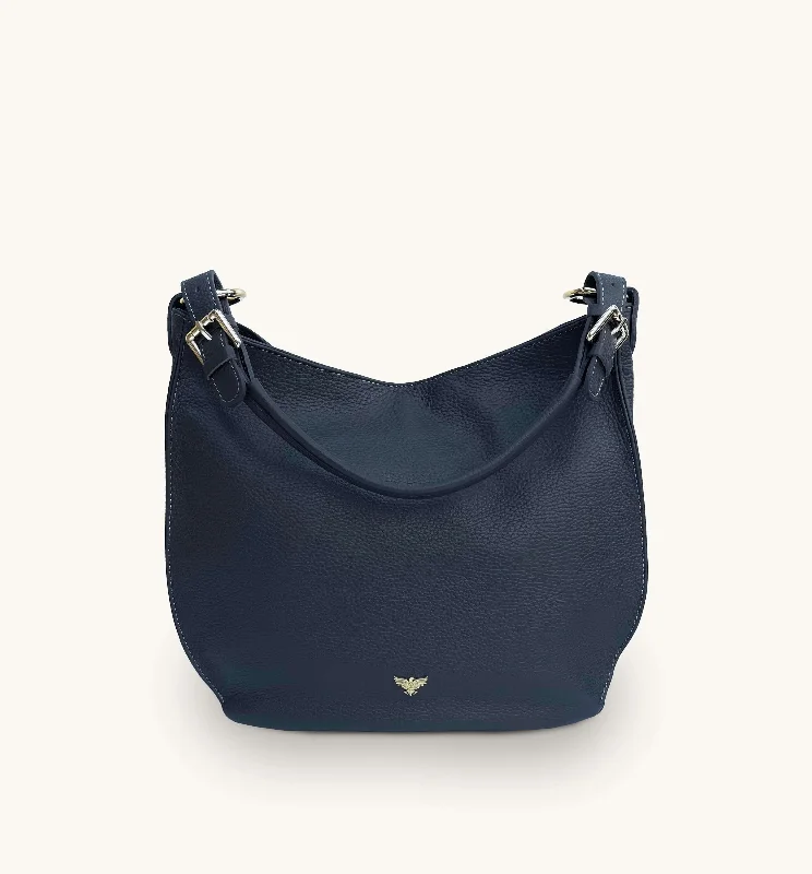 The Harriet Navy Leather Bag