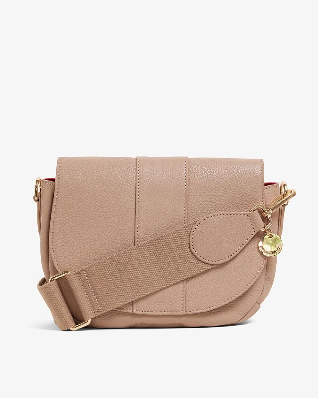 Zara Saddle Bag - Fawn