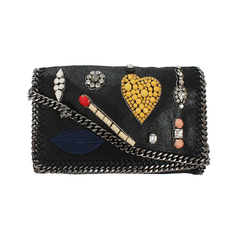 Crossbody Embroidered Clutch