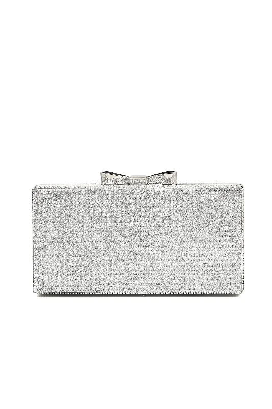 Fancy Clutch B21559-Silver