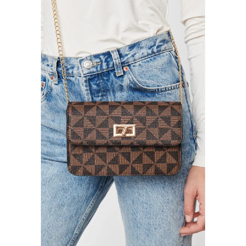 Feminine Luxe Style Sale Geometric Crossbody