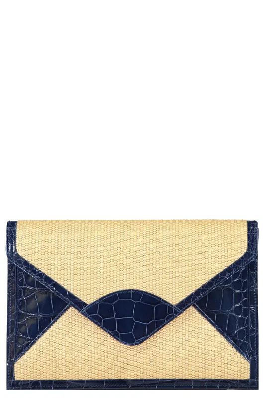 Envelope Clutch - Ocean Blue