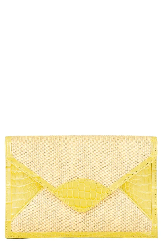 Envelope Clutch - Canary Yellow