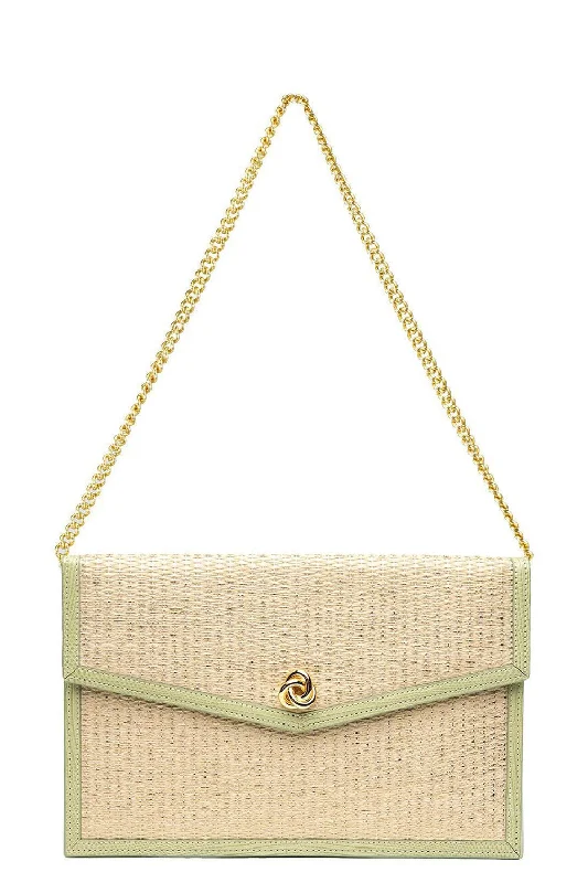 Brick Clutch - Ivory Pistachio