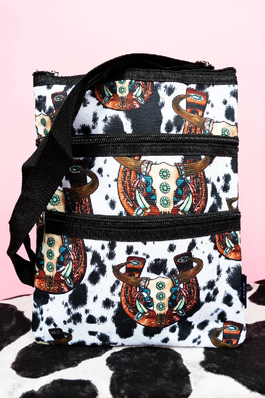 Corpus Christi Cow Crossbody Bag