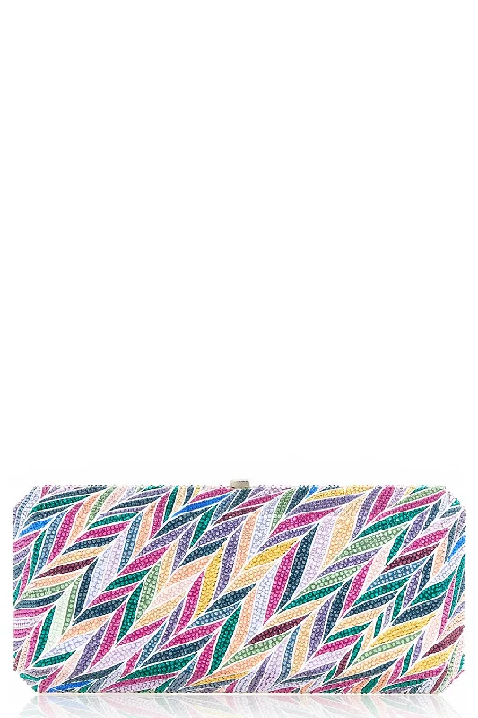 Slim Rectangle Clutch - Mural