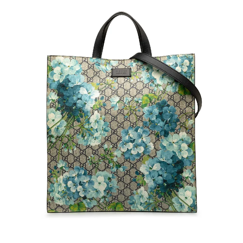 Gucci GG Supreme Blooms Convertible Soft Tote (SHG-XndoPA)