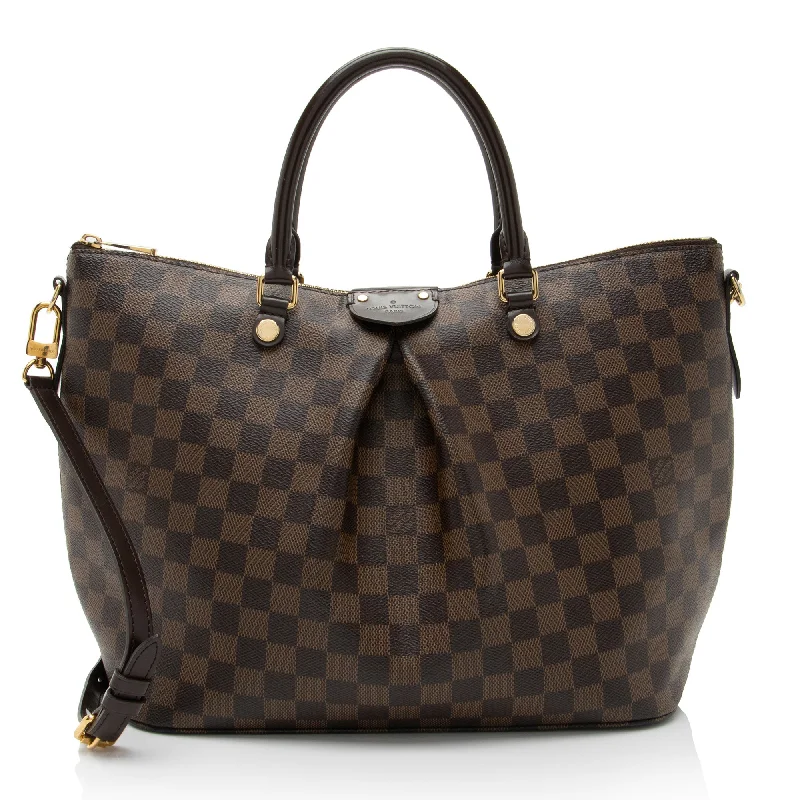 Louis Vuitton Damier Ebene Siena GM Satchel (SHF-ou9r6S)